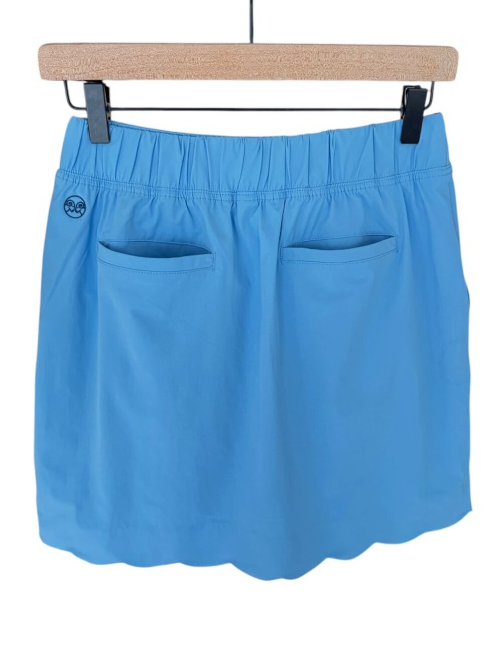 NWT Renwick Golf Skort Blue Scallop Hem Womens‎ XS Athletic Tennis Skirt - Picture 3 of 10